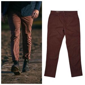 Myles Tour Pant Stretch Twill Travel Trouser Golf Hiking Gorpcore Men's 32 X 32